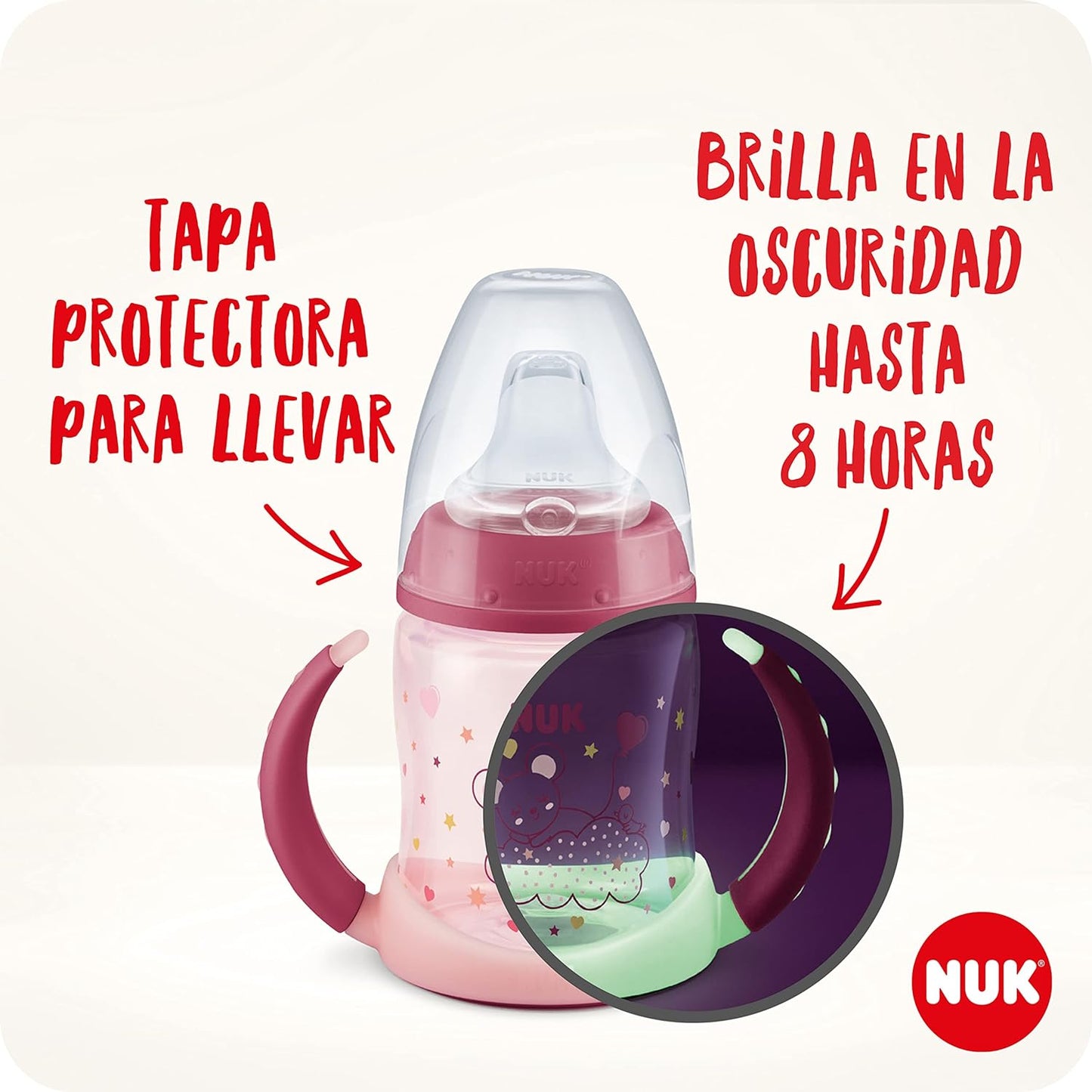 Entrena First Choice Night con control de temperatura 6-18 meses de 150 ML