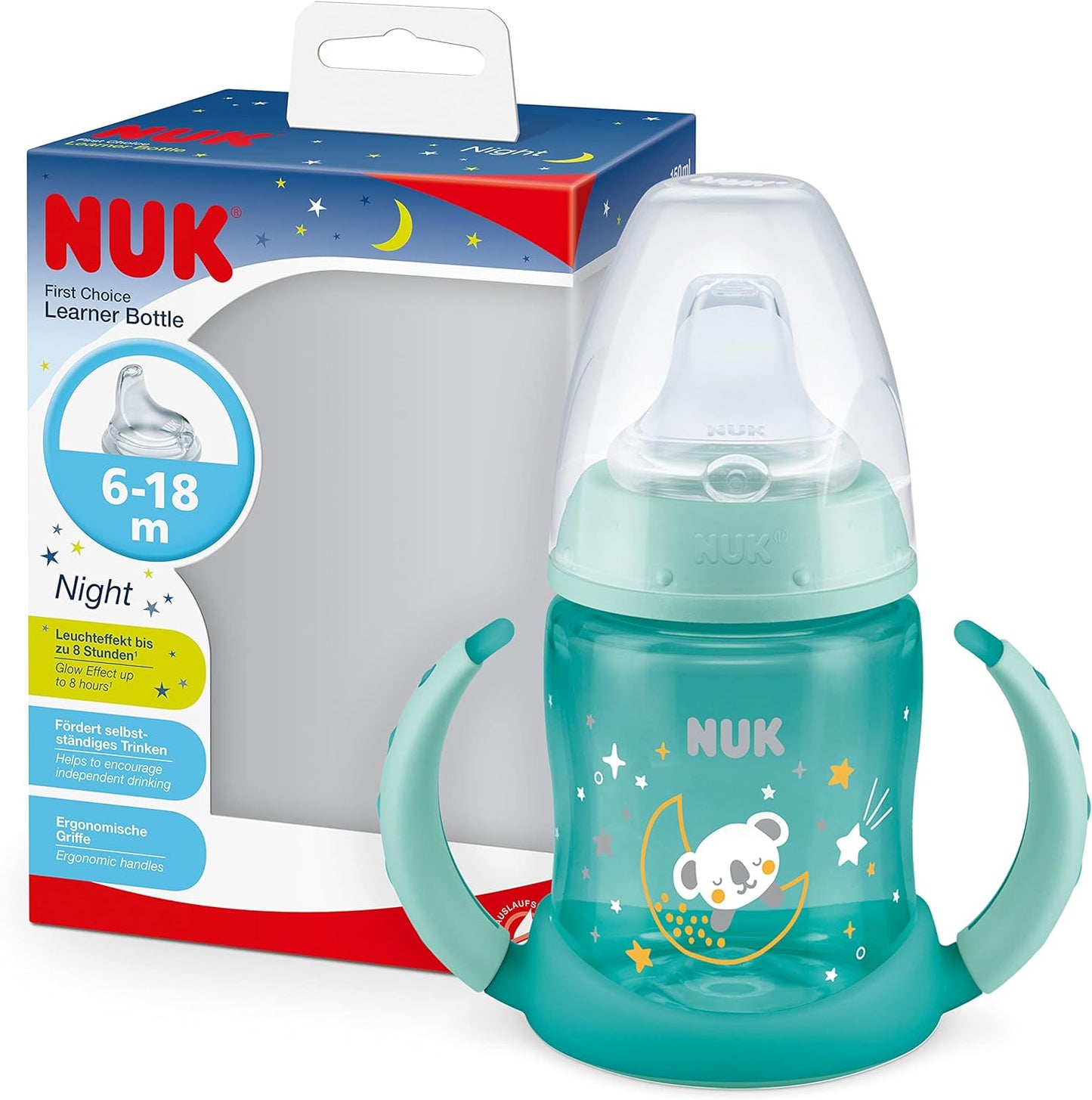 Entrena First Choice Night con control de temperatura 6-18 meses de 150 ML