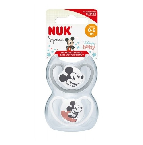 Chupetes Nuk space Mickey (Silicona) – PizquitoKids