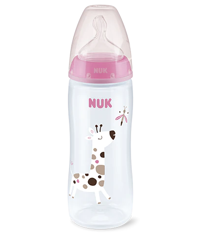 Biberón First choice + Control de temperatura 0 - 6 meses látex de 300 ml