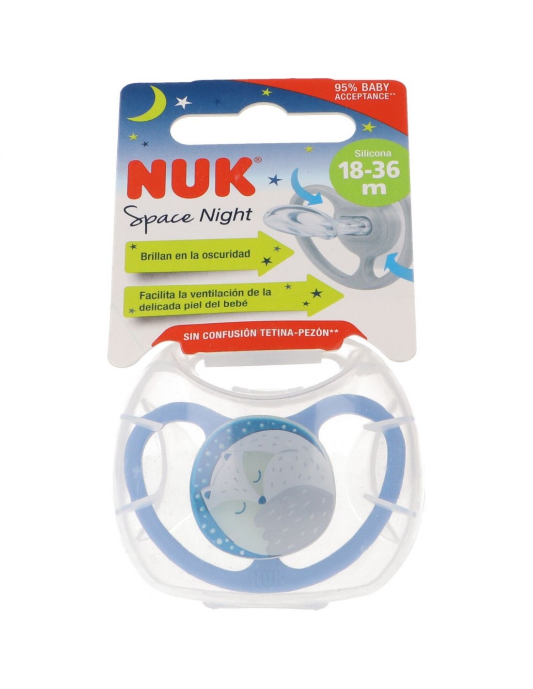 Chupete Nuk space night (Silicona)