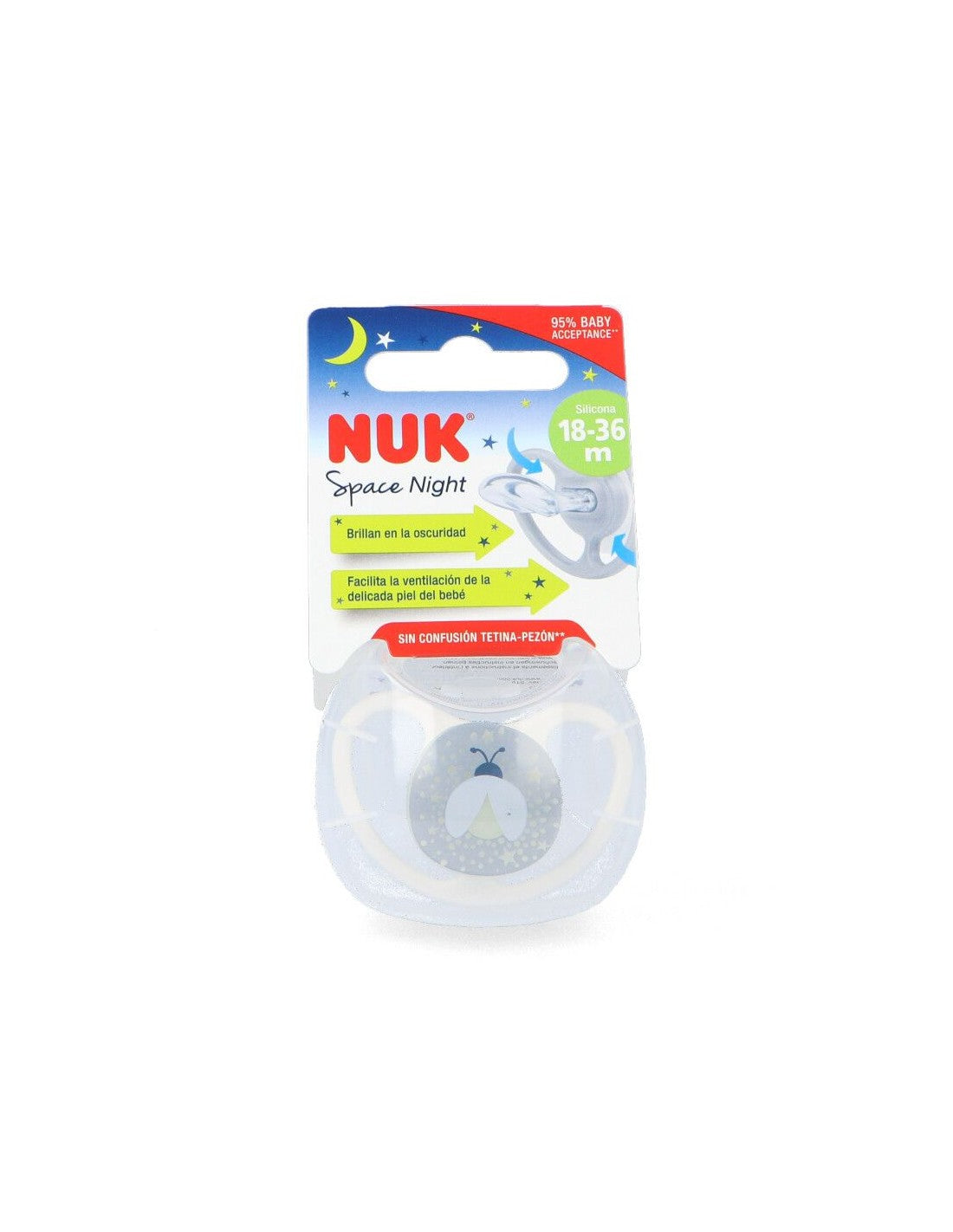 Chupete Nuk space night (Silicona)