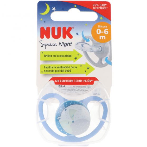 Chupete Nuk space night (Silicona)