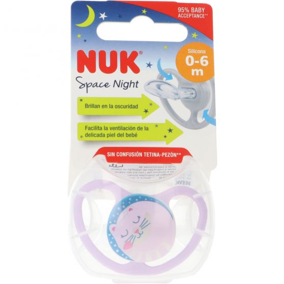 Chupete Nuk space night (Silicona)