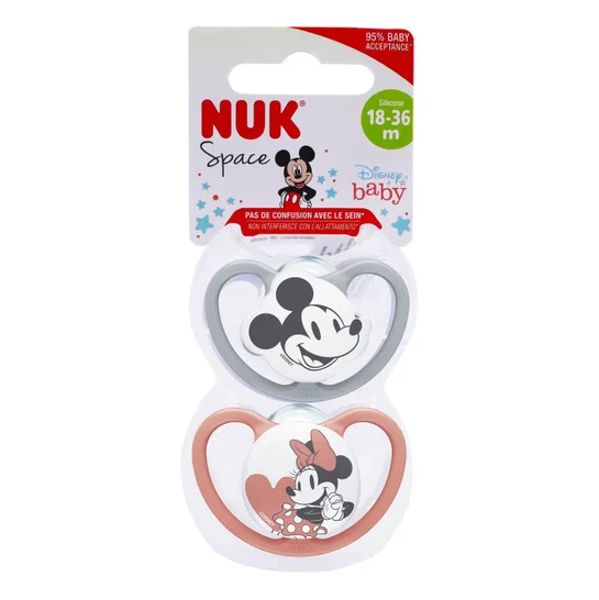 Chupete Nuk space Minnie (Silicona)