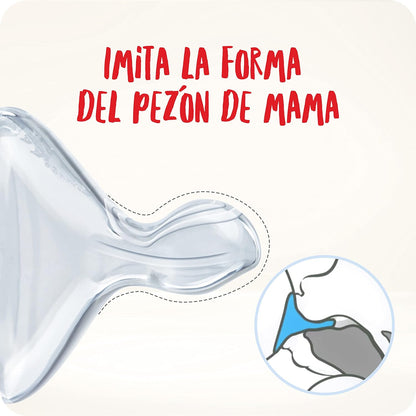 Biberón First choice + Control de temperatura 0 - 6 meses Silicona de 300 ml