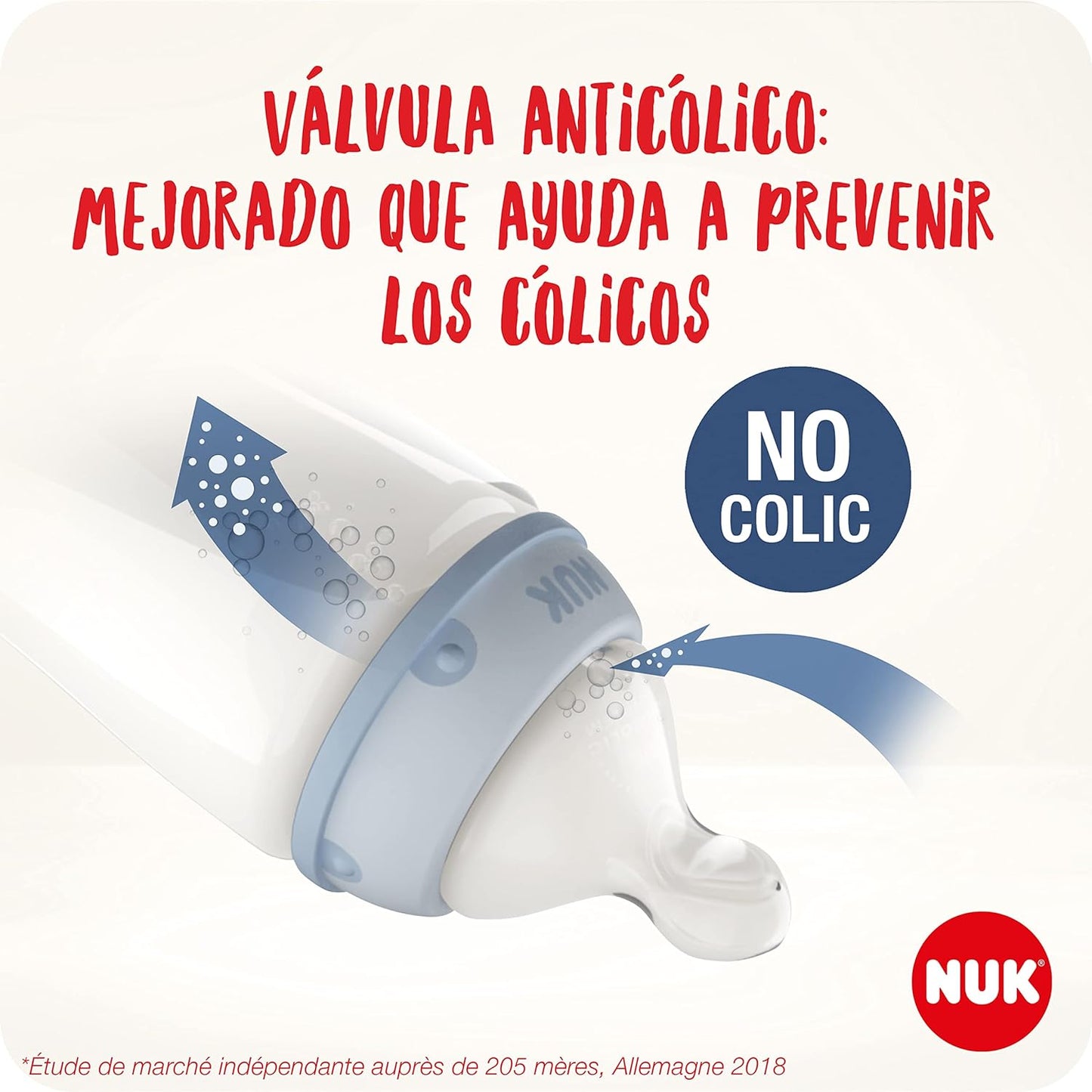 Biberón First choice + Control de temperatura 0 - 6 meses Silicona de 300 ml