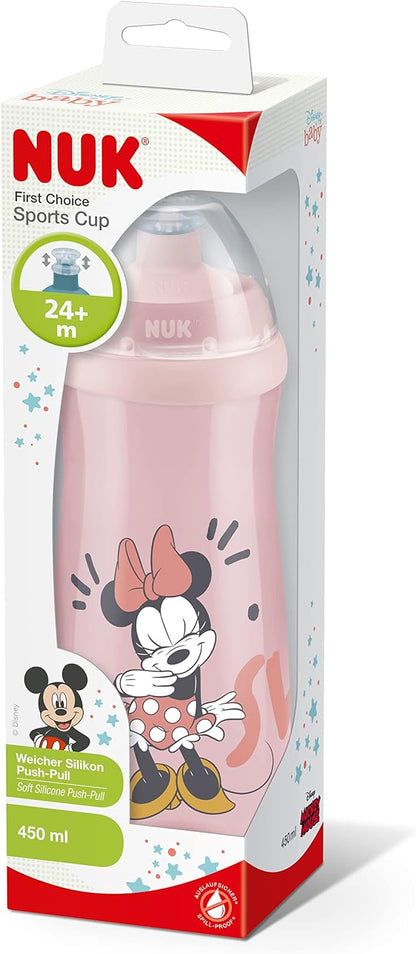 Sports cup mickey +24 meses Silicona de 450 ml