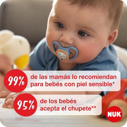 Chupete Nuk space Rana&León (Silicona)