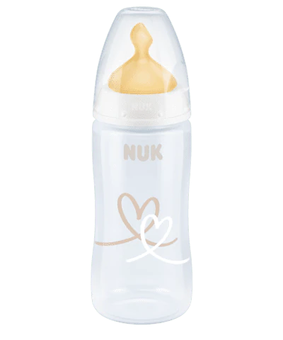 Biberón First choice + Control de temperatura 0 - 6 meses látex de 300 ml