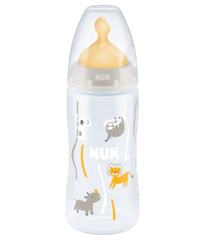 Biberón First choice + Control de temperatura 0 - 6 meses látex de 300 ml