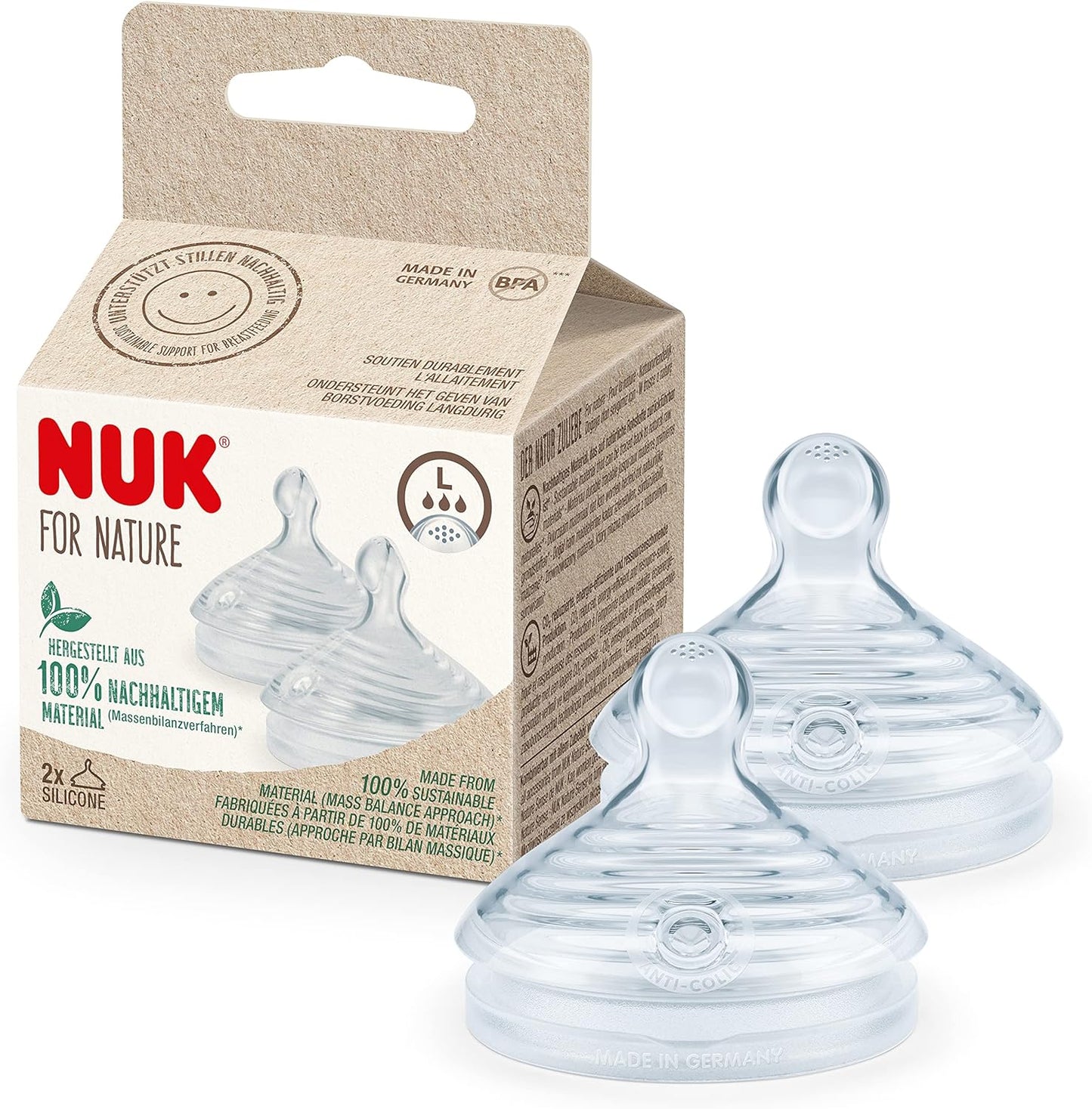 Tetina Nuk for Nature tallas M&L